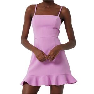 French Connection Whisper Frill Dress